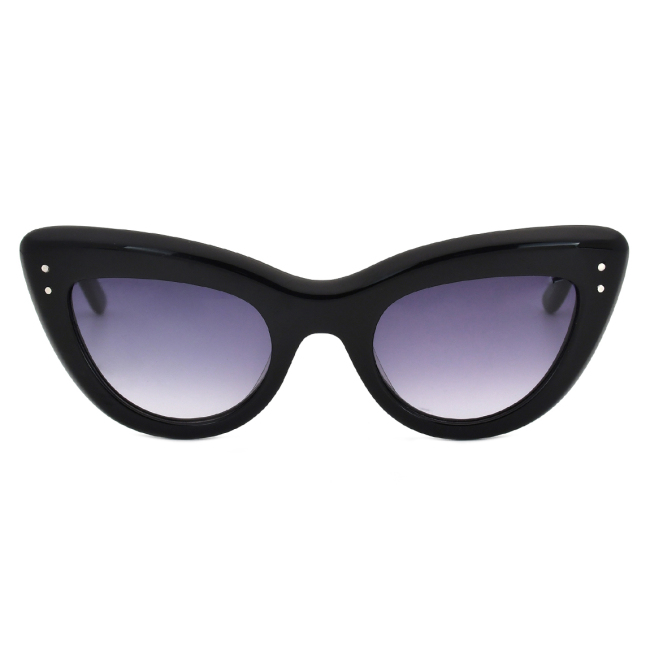 Lunettes de soleil œil de chat haute couture acétate femmes lunettes de soleil 2021