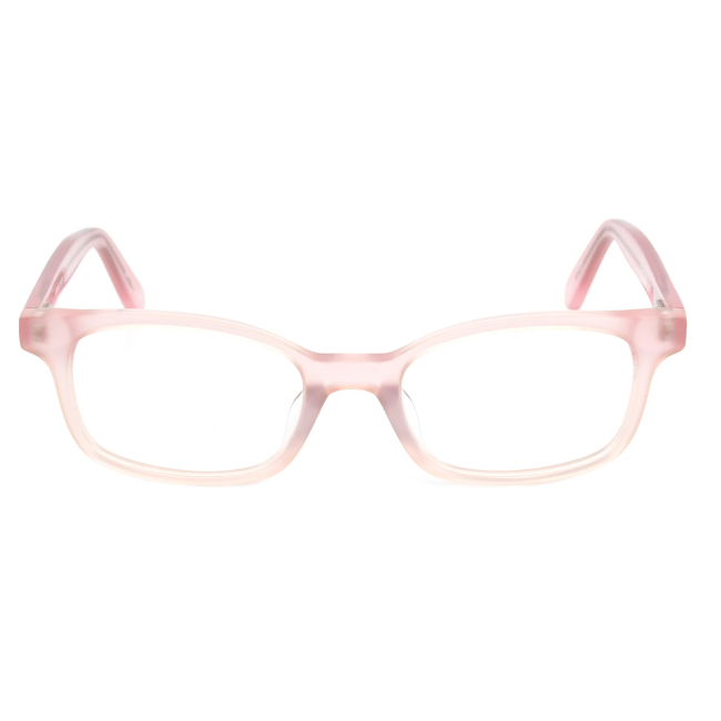 Handgemachte Acetat-Rosa-Brillen-Rahmen-einfaches Design-heißes verkaufendes optisches Glas-Augenglas