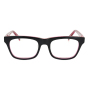 Classic Rectangular Frame Men Glasses Handmade Acetate  Optical Frame Red Eyewear Women
