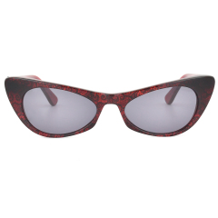 Mode Cat Eye Damen Mann Retro Classic Small Frame Sonnenbrille