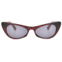 Мода кошачий глаз женщины мужчины ретро классические маленькие солнцезащитные очки кадра