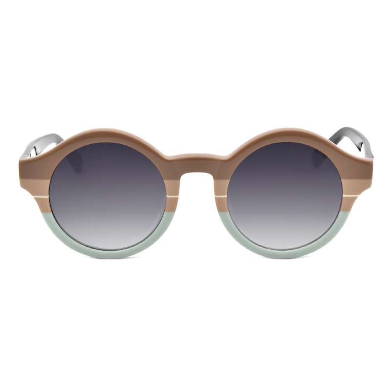 Sun Glasses UV400 CE Fashion Acetate Round Sunglasses