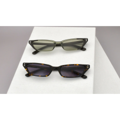 Новые маленькие солнцезащитные очки DEMI, женские ретро солнцезащитные очки, женские суперзвезды, женские очки «кошачий глаз», оправа для очков