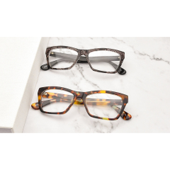 Mode Rechteckige Rahmenbrille Herrenbrille Acetat Optische Rahmen