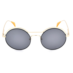 Mode Sonnenbrillen Frauen Retro Runde Sonnenbrille Dame Spiegel Männliche Brillen UV400 Schutzrahmen