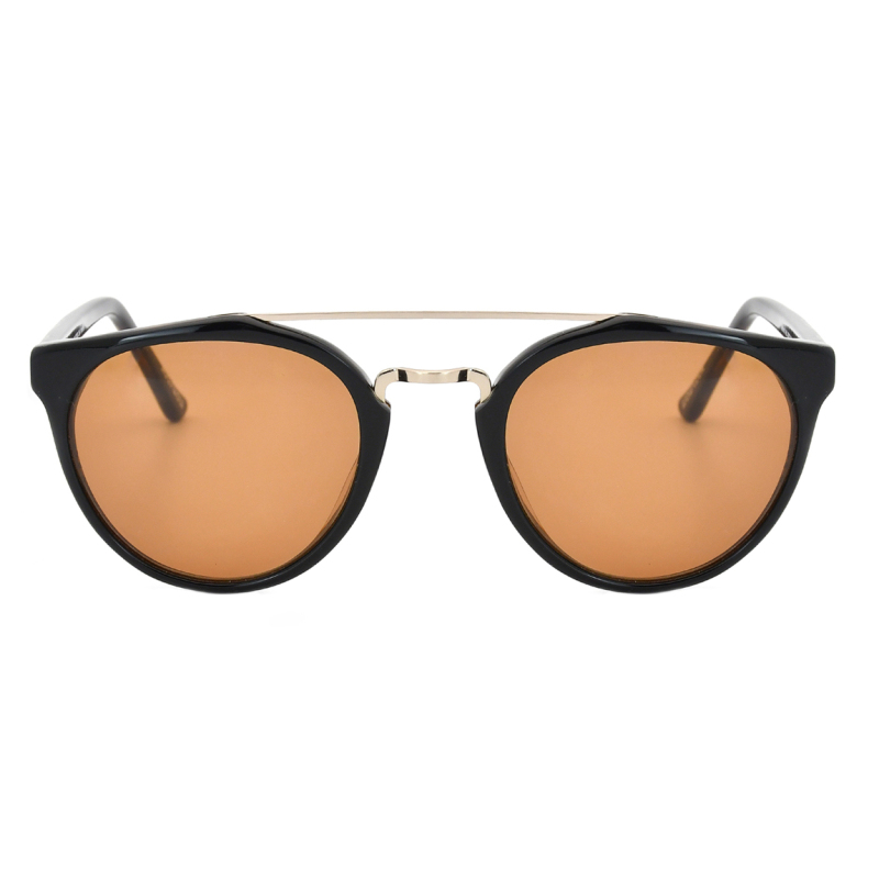 Classic  Retro Round  Sunglasses Men acetate Sun Glasses  UV400 Shades Sunglass Eyewear glasses sunglasses
