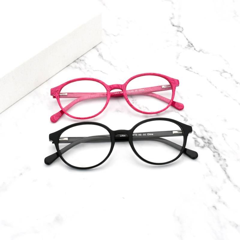 new style oval acetate optical eyeglasses fashion ready stock