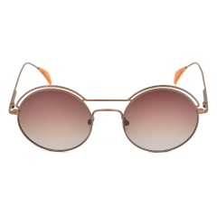Mode Sonnenbrillen Frauen Retro Runde Sonnenbrille Dame Spiegel Männliche Brillen UV400 Schutzrahmen