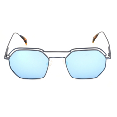 2021 Summer Sunglasses  Men  Metal Geometric Polarized Mirror Sun glasses UV400 CE Sunlasses