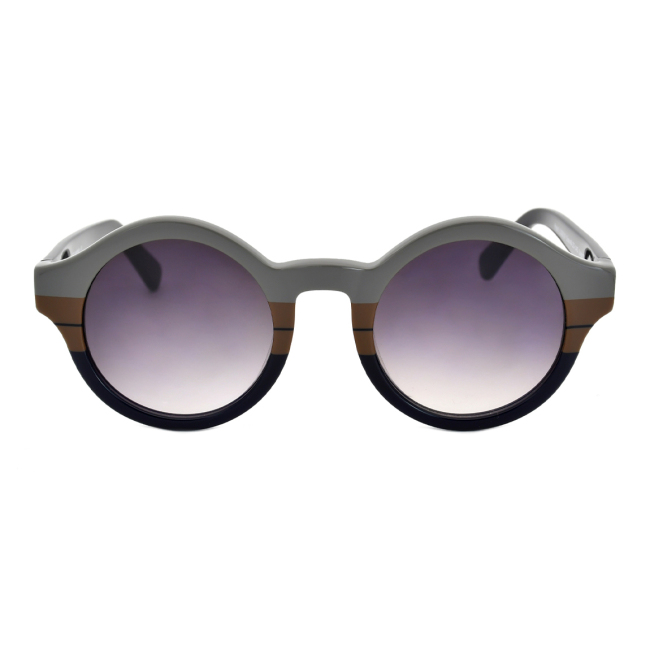 Солнцезащитные очки UV400 CE Модные круглые солнцезащитные очки из ацетата