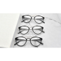 Frauen Oval Acetat Brillen Metallrahmen Optische Brillenfassungen Optische Brillen Acetatfassungen