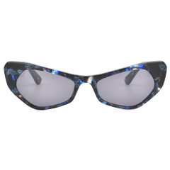 New Fashion Cat Eye Acetat Multilaterale UV400-Sonnenbrille