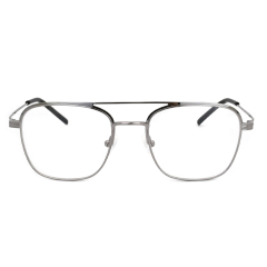 Rechteckige Quadratische Einzigartige Brille Metall Rostfreier Rahmen Brille Klassische Retro Optische Brillen Damen Herren Unisex Brillen
