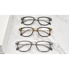 Оптическая оправа для очков, женские и мужские прямоугольные оправы для очков, металлические очки, прозрачные линзы, очки, очки