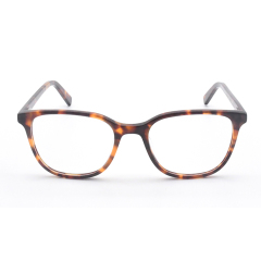 Montures de lunettes en acétate optique écaille de tortue de marque de créateur
