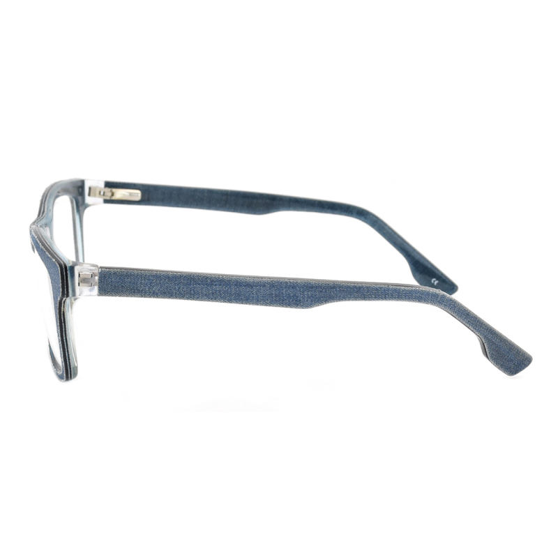 Vintage Glasses Handmade Acetate Eyewear Denim Elements Eyeglasses Spectacles Optical Frames Lunettes eyeglasses optical