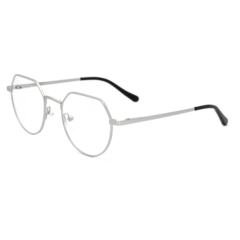 Fashion Retro Round Stainless Light Prescription Glasses Metal Frames  RX Optical Frame Women Men Unisex