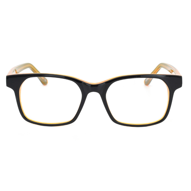 Ацетатные оптические очки Двухцветные женские очки Дизайнерские оправы для очков Старинные очки