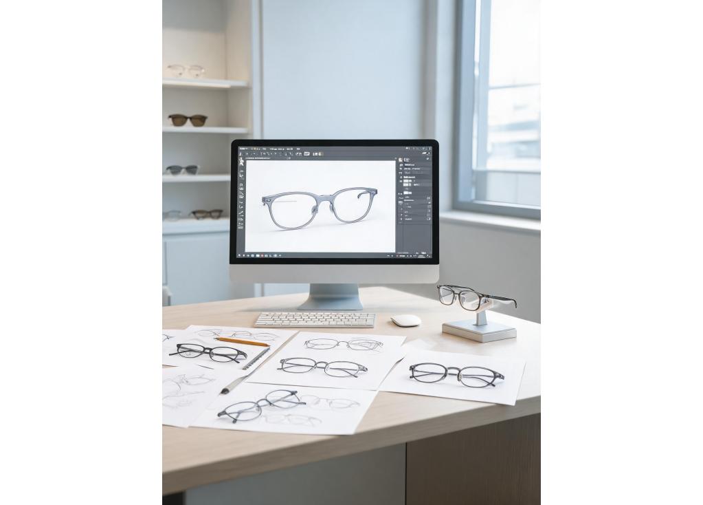 Can you assist with 3D modeling and prototyping for optical frames?