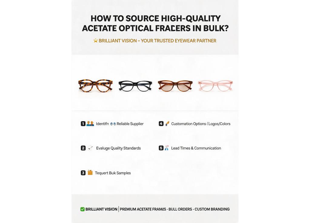 How to source high-quality acetate optical frames in bulk?