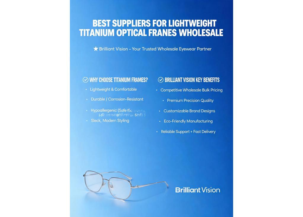 Best suppliers for lightweight titanium optical frames wholesale