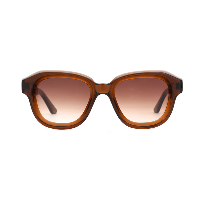 Lunettes de soleil faites à la main en acétate épaissi