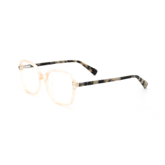 Lunettes de vue unisexes à la mode Montures de lunettes en acétate Lunettes optiques