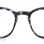 Black full frame retro square round business myopia men's and women's fashion acetate frame