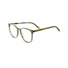 Fashion acetate frame glasses with rhinestones optical glasses