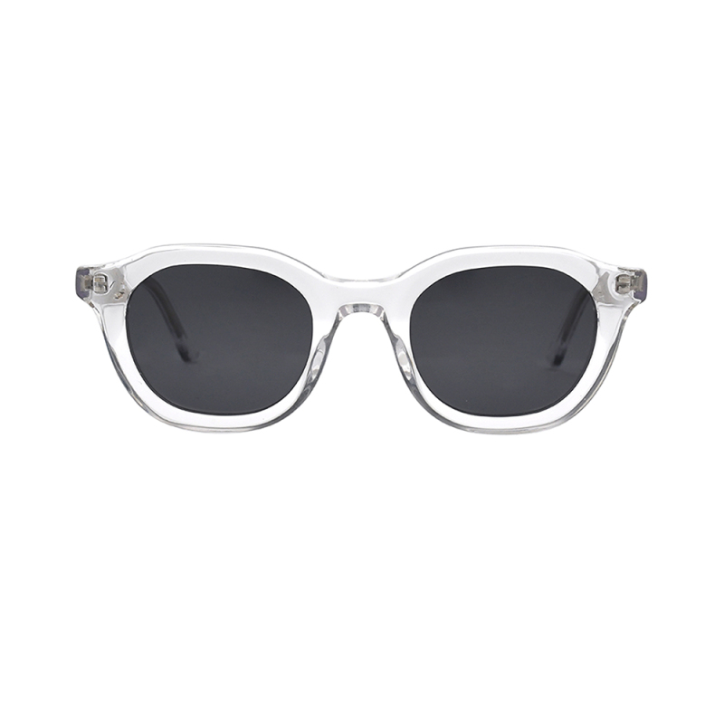 Lunettes de soleil faites à la main en acétate épaissi
