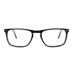 Vintage Herren Acetat Rahmen Optische Rechteck Brillen Klare Linse Brillen