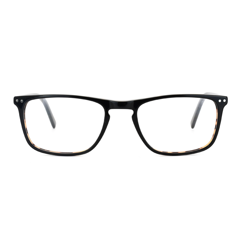 Винтажные мужские ацетатные оправы, оптические прямоугольные очки, прозрачные линзы, очки