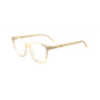 Fashion acetate frame glasses with rhinestones optical glasses