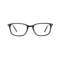 Retro-Unisex-Acetat-Rahmen, optische Rechteckbrille, klare Linse