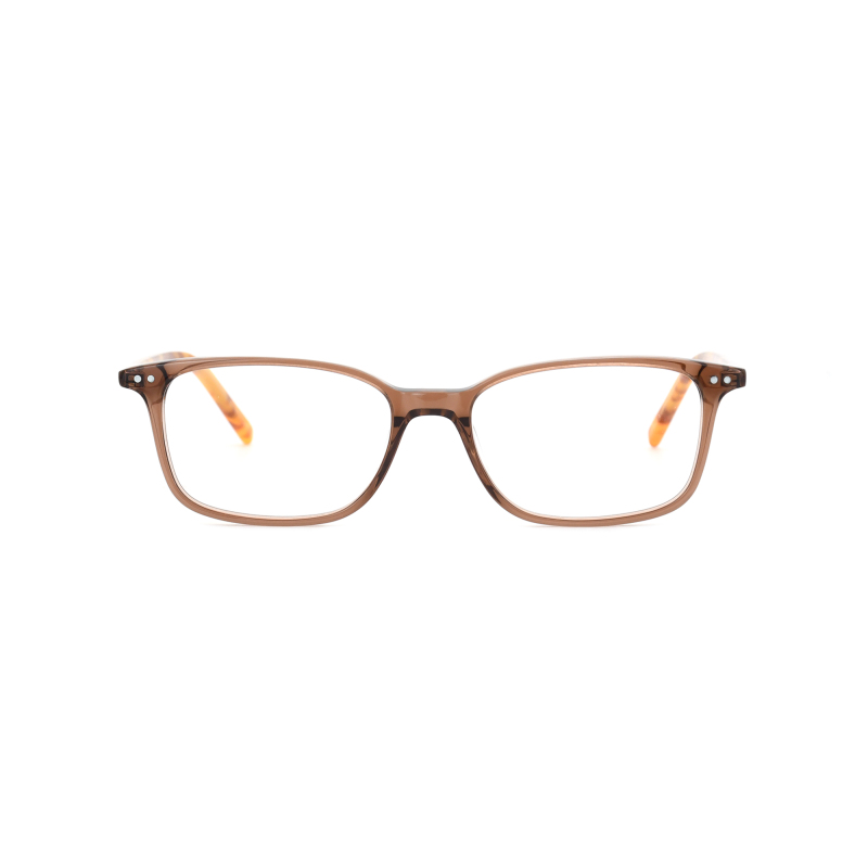 Vintage Unisex-Acetat-Rahmen Optische Rechteck-Brille Klarglas-Brille