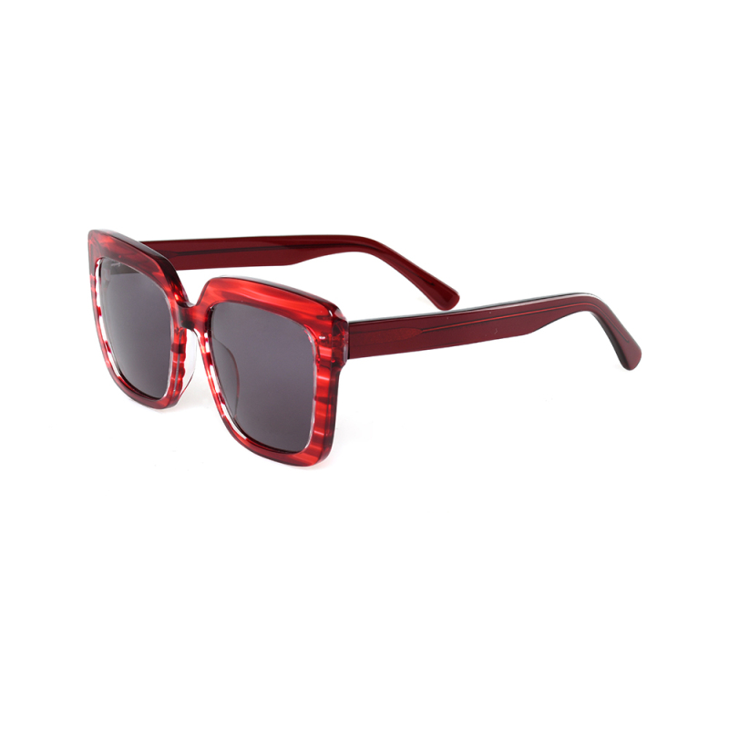 Classic Square Acetate Handmade  Sun Glasses Eyewear