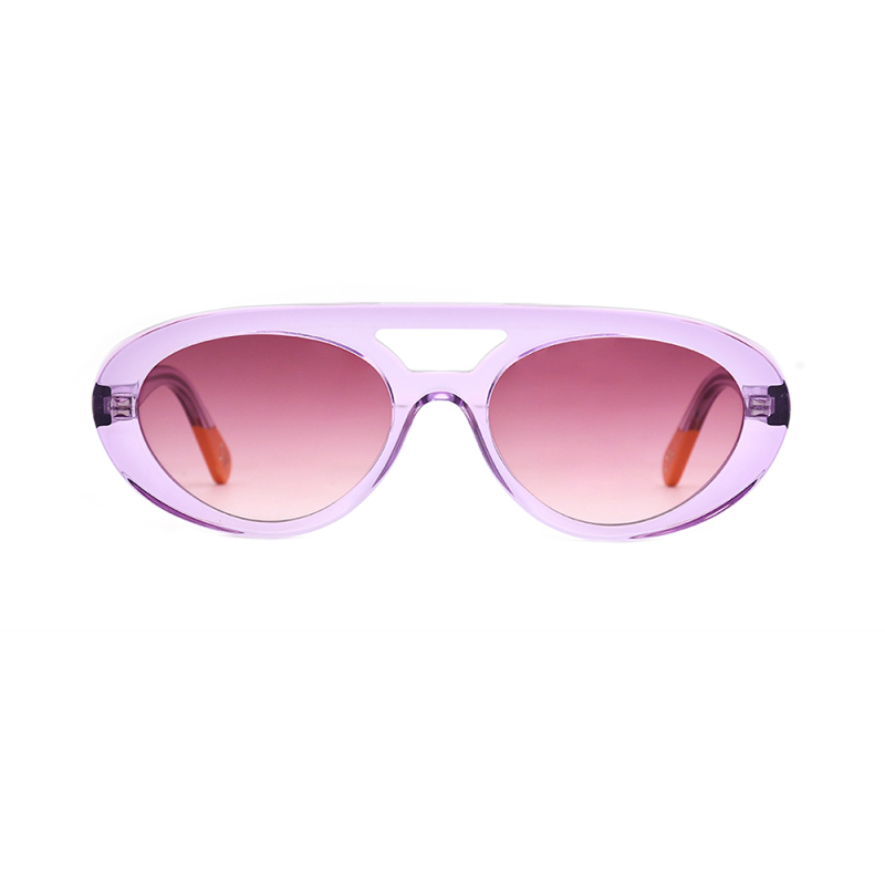 Fashionable sunglasses round glasses