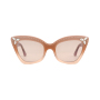 eyewear Fashion Square Frame Acetate Set with diamonds Sunglasses
