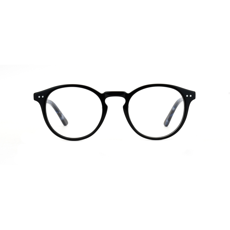 Montures en acétate unisexes à la mode, lunettes optiques ovales, lunettes à verres transparents