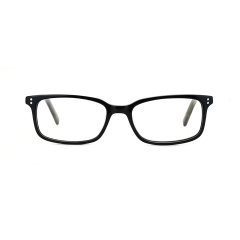 Модные ацетатные оправы прямоугольные оптические очки с прозрачными линзами