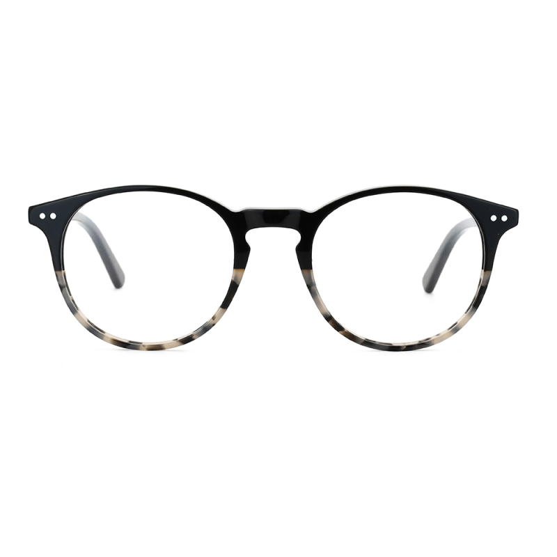 Fashionable Round Acetate Frames Glasses  Optical Eyewear Glasses