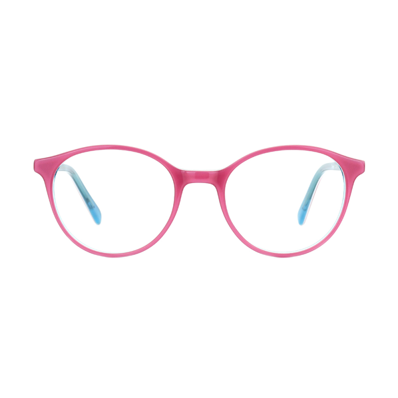 Fashion Round frame retro acetate frame full frame  female literature light glasses tide