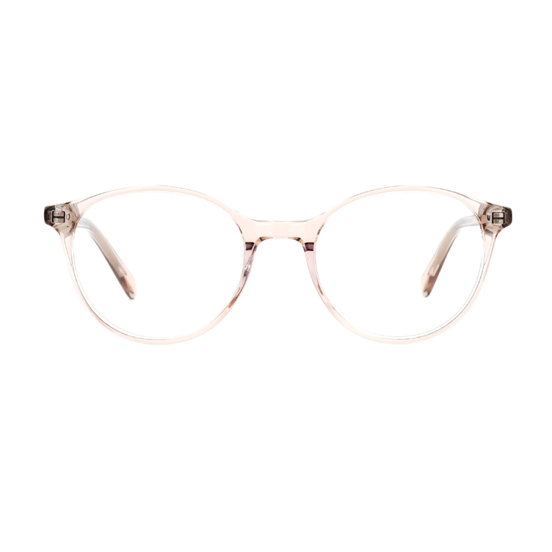 Fashion Round frame retro acetate frame full frame  female literature light glasses tide