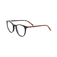 Retro-Frauen-Acetat-Rahmen-Oval-optische Brillen-klare Linsen-Brillen
