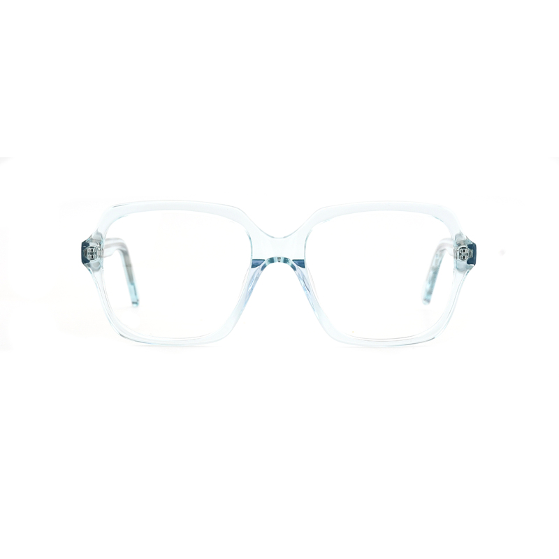 Trendy Women Acétate Frames Rectangle Optical Eyeglasses Clear Lens Eyewear