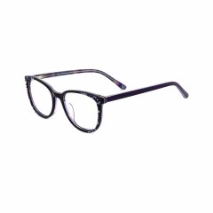 Fashion acetate frame glasses with rhinestones optical glasses