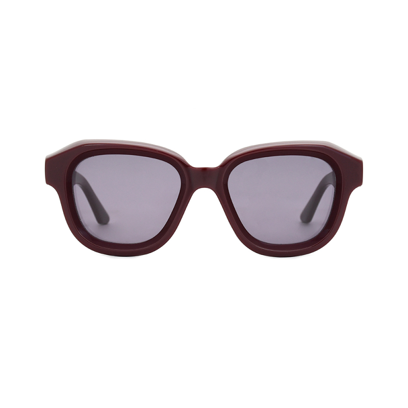 Lunettes de soleil faites à la main en acétate épaissi