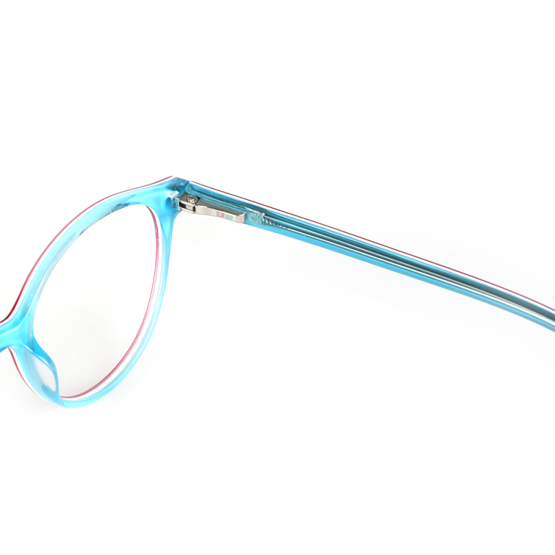 Fashion Round frame retro acetate frame full frame  female literature light glasses tide