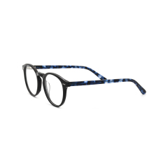 Trendy Unisex Acetate Frames Optical Oval Eyeglasses Clear Lens Eyewear