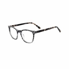 Fashion acetate frame glasses with rhinestones optical glasses